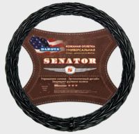 Лот: 10189954. Фото: 2. Оплетка на руль кожаная Senator... Оснащение, оборудование, аксессуары