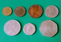 Лот: 4686839. Фото: 2. Великобритания набор 7 монет Елизавета... Монеты