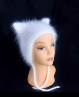 Лот: 24654348. Фото: 2. Коточепчик, чепчик с ушками из... Женская одежда