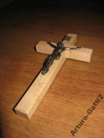 Лот: 6042175. Фото: 3. Настенное Распятие дерево бронза... Домашний быт