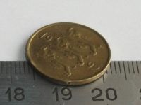 Лот: 9489226. Фото: 2. Монета 20 сенти Эстония 1992 львы... Монеты