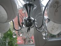 Лот: 25794112. Фото: 4. Люстра 5 плафонов, хрустальные... Красноярск