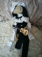 Лот: 15039993. Фото: 3. Пьеро с гитарой, кукла ручной... Красноярск