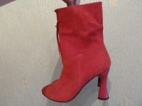 Лот: 3194781. Фото: 2. Стильные красные сапожки (ботинки... Женская обувь
