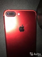 Лот: 10910823. Фото: 2. iphone 7 plus red 128 +airpods. Смартфоны, связь, навигация