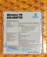 Лот: 20509022. Фото: 3. Wireless 11N USB WiFi адаптер. Компьютеры, оргтехника, канцтовары