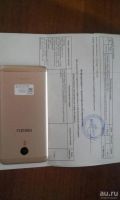 Лот: 9746044. Фото: 2. Смартфон MEIZU M3 note 16Гб Gold. Смартфоны, связь, навигация