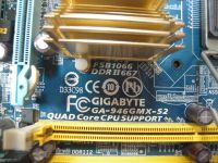 Лот: 12833854. Фото: 2. Материнская плата 775 Gigabyte... Комплектующие