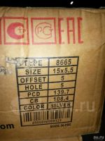 Лот: 13858446. Фото: 5. Диски Suzuki Jimny 15*5,5 5*139...