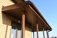 Лот: 17707506. Фото: 2. Софиты / цена за 1 шт цвет Коричневый... Отделочные материалы