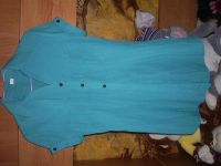 Лот: 1225039. Фото: 2. платье-рубашка цвета морской волны. Женская одежда