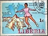 Лот: 12997231. Фото: 3. Марки Спорт. Либерия. Зимние Олимпийские... Красноярск