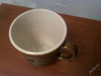 Лот: 1262229. Фото: 2. Керамическая большая кружка(объем... Посуда, кухонная утварь