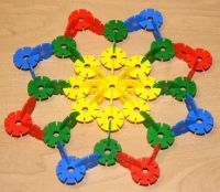 Лот: 18153458. Фото: 2. игрушки конструктор снежинки многоцветные... Игрушки
