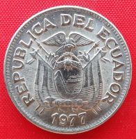 Лот: 4713629. Фото: 2. (№3575/LF) 50 сентаво 1977 (Эквадор... Монеты