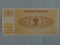 Лот: 7691794. Фото: 2. 2 толара 1990 Словения UNC. Банкноты
