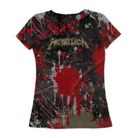 Лот: 10651852. Фото: 2. Женская футболка 3D "Metallica... Женская одежда