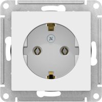 Лот: 12423498. Фото: 2. Розетка Atlasdesign с заземлением... Электрооборудование