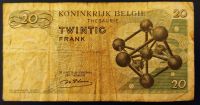 Лот: 19451483. Фото: 2. Бельгия 20 франков 1964 из оборота. Банкноты