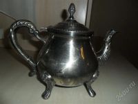 Лот: 692299. Фото: 2. Чайник . Мельхиор. Посуда, кухонная утварь