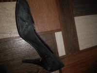 Лот: 20315200. Фото: 2. Туфли черные замшевые. Женская обувь