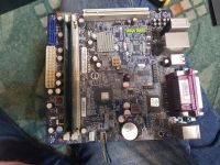 Лот: 12247804. Фото: 3. Мать Foxconn D52S с процом Atom... Компьютеры, оргтехника, канцтовары