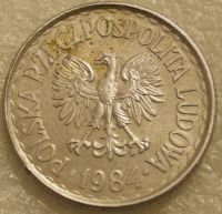 Лот: 8387111. Фото: 2. 1 злотый 1984 Польша. Монеты