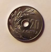 Лот: 25805463. Фото: 2. Греция 20 лепт 1964 AU. Монеты