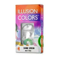 Лот: 15134105. Фото: 5. Зелёные линзы цветные Бесплатная...