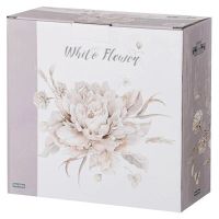 Лот: 25301760. Фото: 3. Ваза на ножке Lefard White Flower... Домашний быт