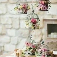 Лот: 10939127. Фото: 6. Винтаж Клетка декоративная металлическая...