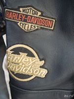 Лот: 9749326. Фото: 3. Кожаная куртка Harley Davidson... Авто, мото, водный транспорт