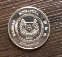 Лот: 13130570. Фото: 2. Singapore, 10 cents 2009. Монеты