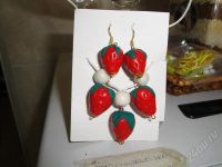 Лот: 299715. Фото: 2. Изделия из полимерной глины комплект... Ювелирные изделия, бижутерия, часы