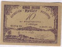 Лот: 1414505. Фото: 2. Австрия. Нотгельд. 10 геллер 1920г... Банкноты