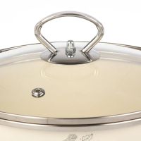 Лот: 24683845. Фото: 5. Кастрюля эмалированная сталь...