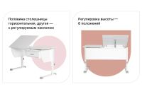 Лот: 24289905. Фото: 3. Ученический стол Hoff Осанка. Мебель