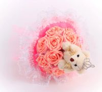 Лот: 3635369. Фото: 2. Букет из мягких игрушек "Ля Мур... Цветы, букеты