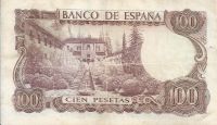 Лот: 21734139. Фото: 2. 100 песет 1970 год . Испания . Банкноты