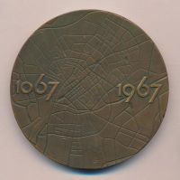 Лот: 9757995. Фото: 2. СССР медаль 1967 Минск 900 лет... Значки, медали, жетоны