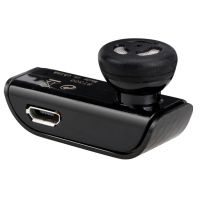 Лот: 12663173. Фото: 3. Bluetooth гарнитура черная микро... Смартфоны, связь, навигация