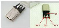 Лот: 7172876. Фото: 7. Разъём mini USB 5 pin сборный...