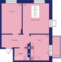 Лот: 25121336. Фото: 2. Продажа Квартира Красноярск, проспект... Продажа
