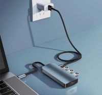 Лот: 22160992. Фото: 2. USB hub 5в1 remax RU-U5 USB-C... Периферия