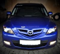 Лот: 15040089. Фото: 2. Реснички "средние" на фары Mazda... Автохимия, масла, тюнинг