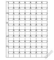Лот: 5696802. Фото: 2. Лист для хранения монет 200х250мм... Монеты