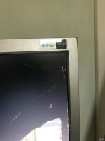 Лот: 13493648. Фото: 2. Монитор, разбит экран. Мониторы, проекторы