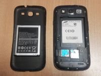 Лот: 12097430. Фото: 2. Samsung Galaxy S3 i9300 с разбитым... Смартфоны, связь, навигация
