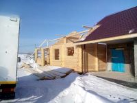Лот: 11141465. Фото: 7. Сруб бани 6 на 8 метров с трассой...