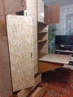 Лот: 25620258. Фото: 3. Шкаф-стеллаж с откидным столом. Мебель